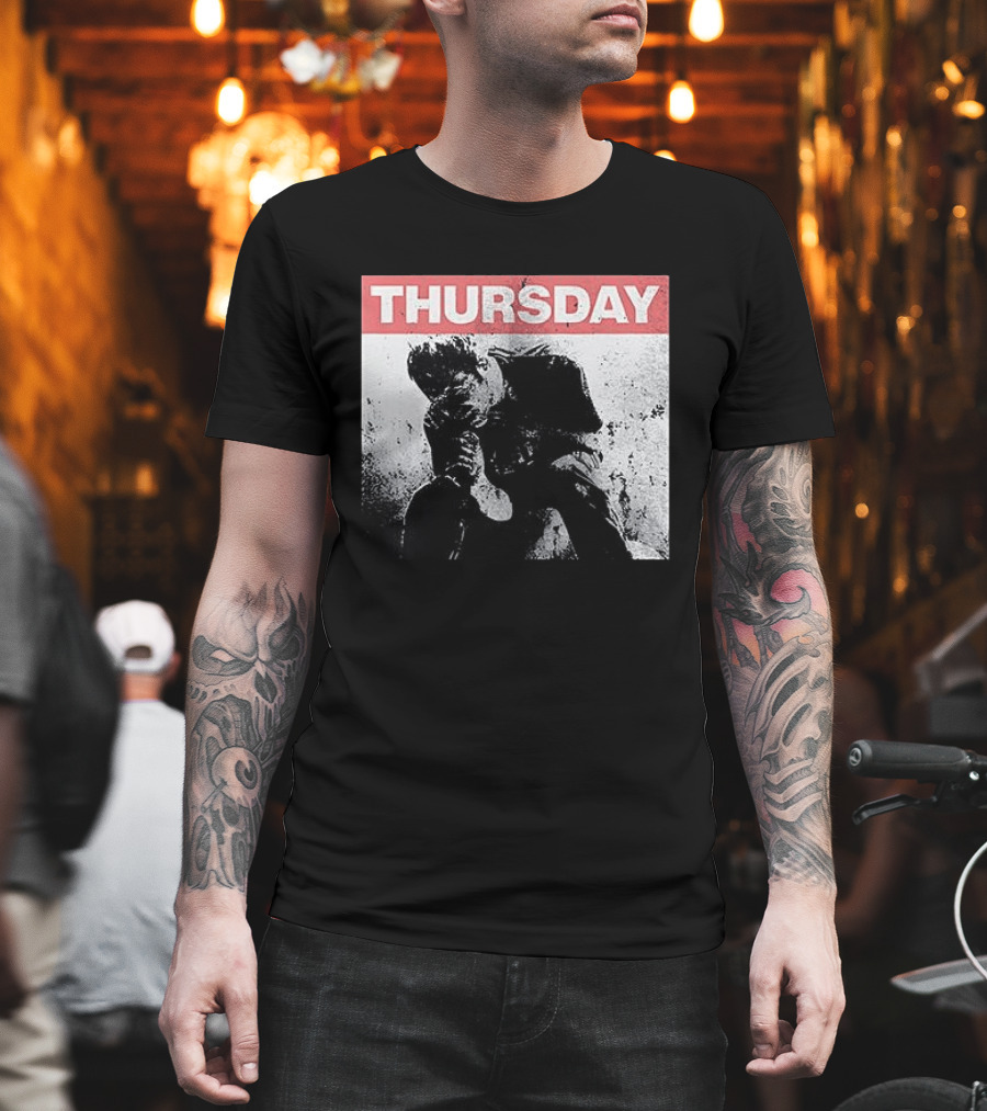 Thursday Sitting Alone In The Dark Of The Stadium Grunge T-Shirt