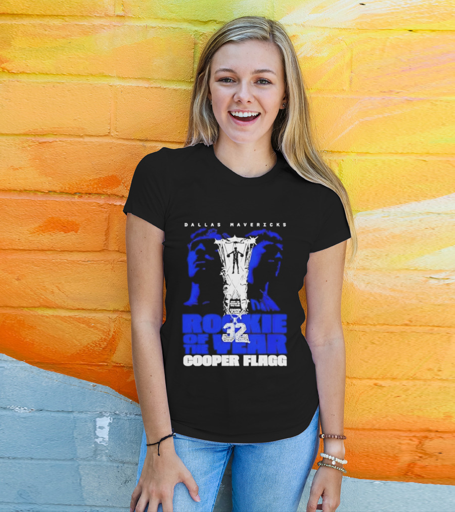Dallas Mavericks Rookie Of The Year 2026 Cooper Flagg 32 T-Shirt