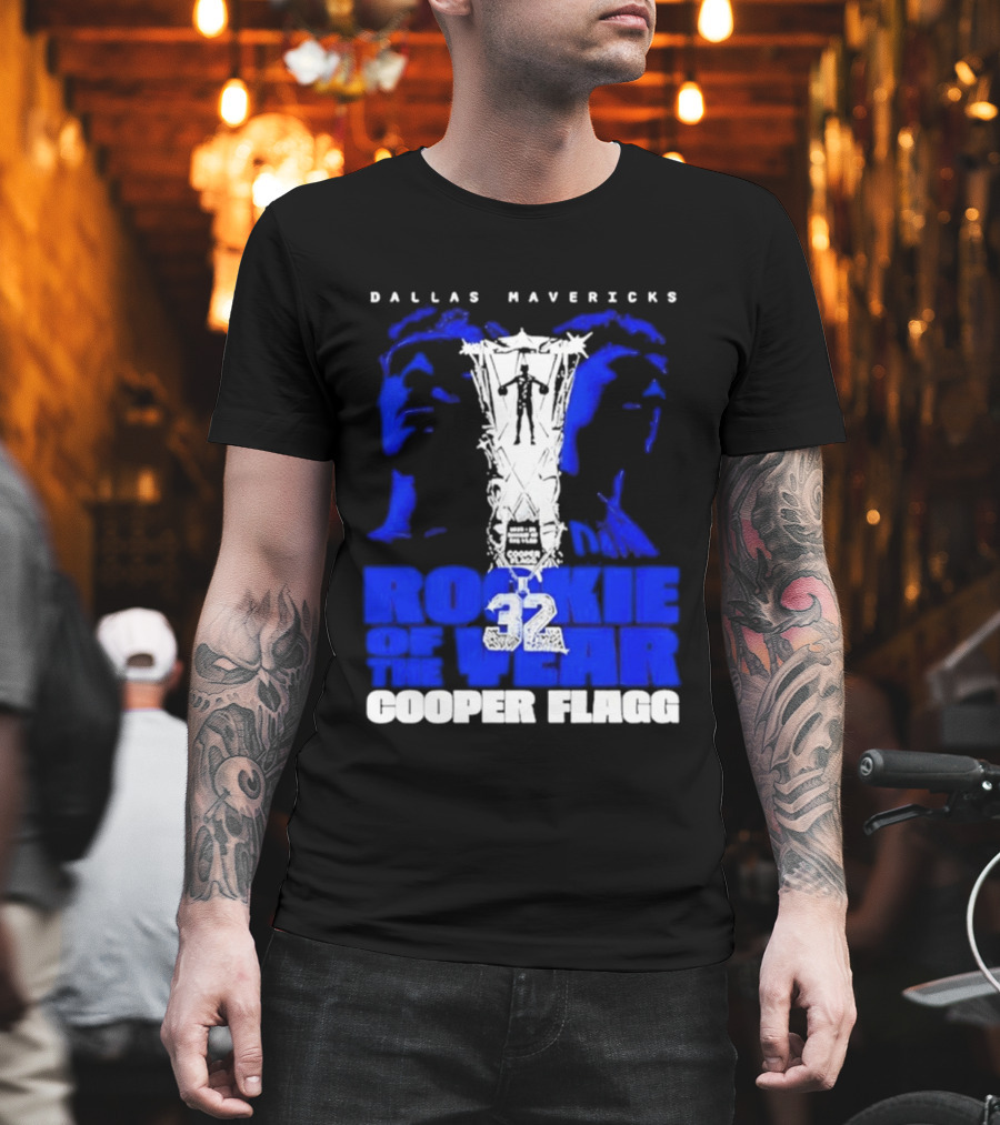Dallas Mavericks Rookie Of The Year 2026 Cooper Flagg 32 T-Shirt