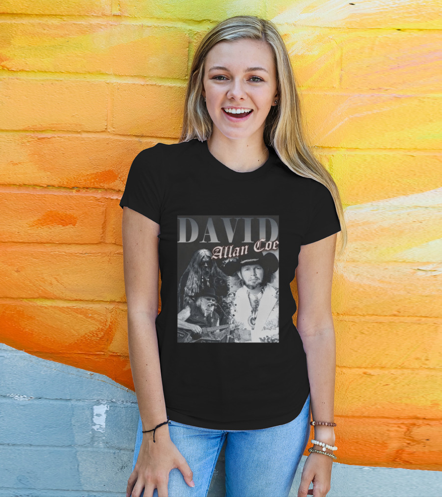 David Allan Coe Iconic Country Music Legend Images T-Shirt