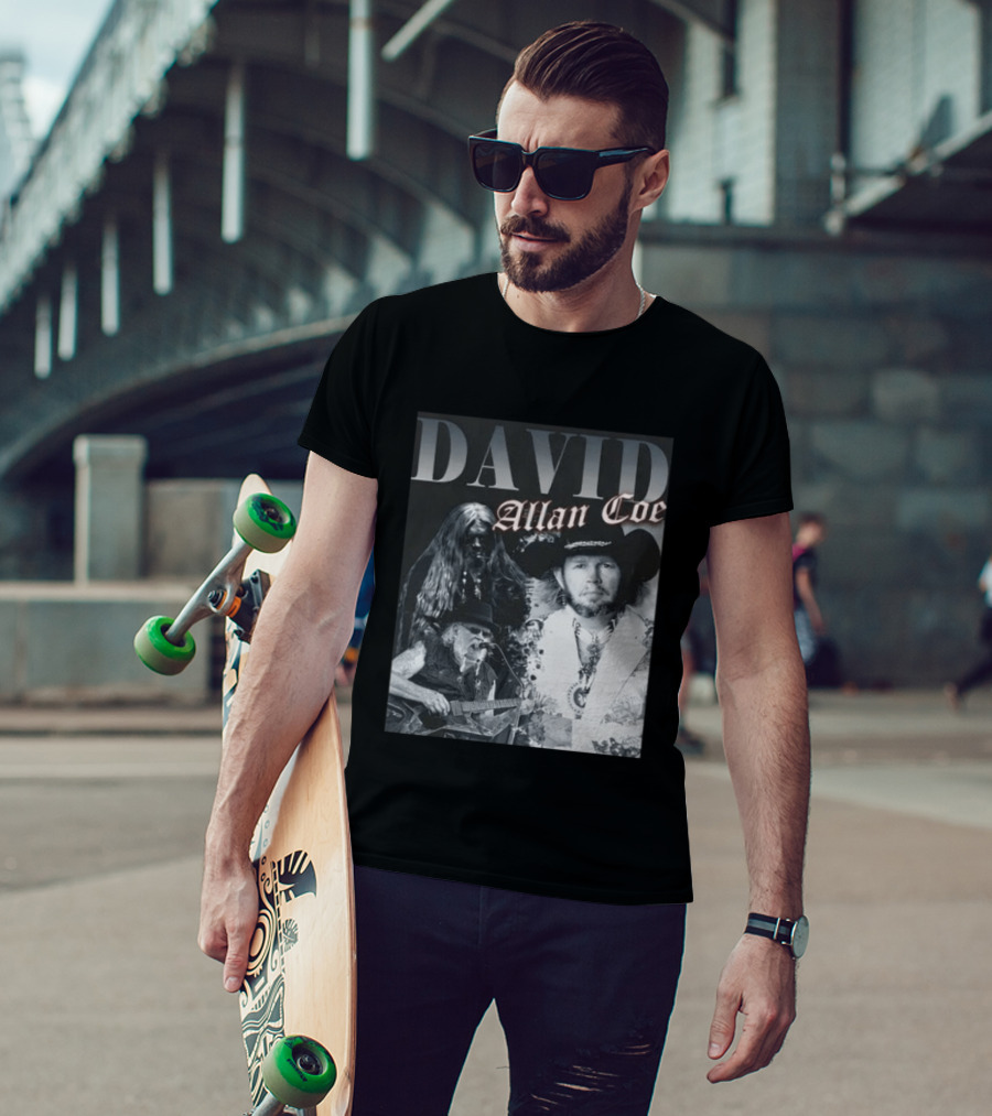 David Allan Coe Iconic Country Music Legend Images T-Shirt