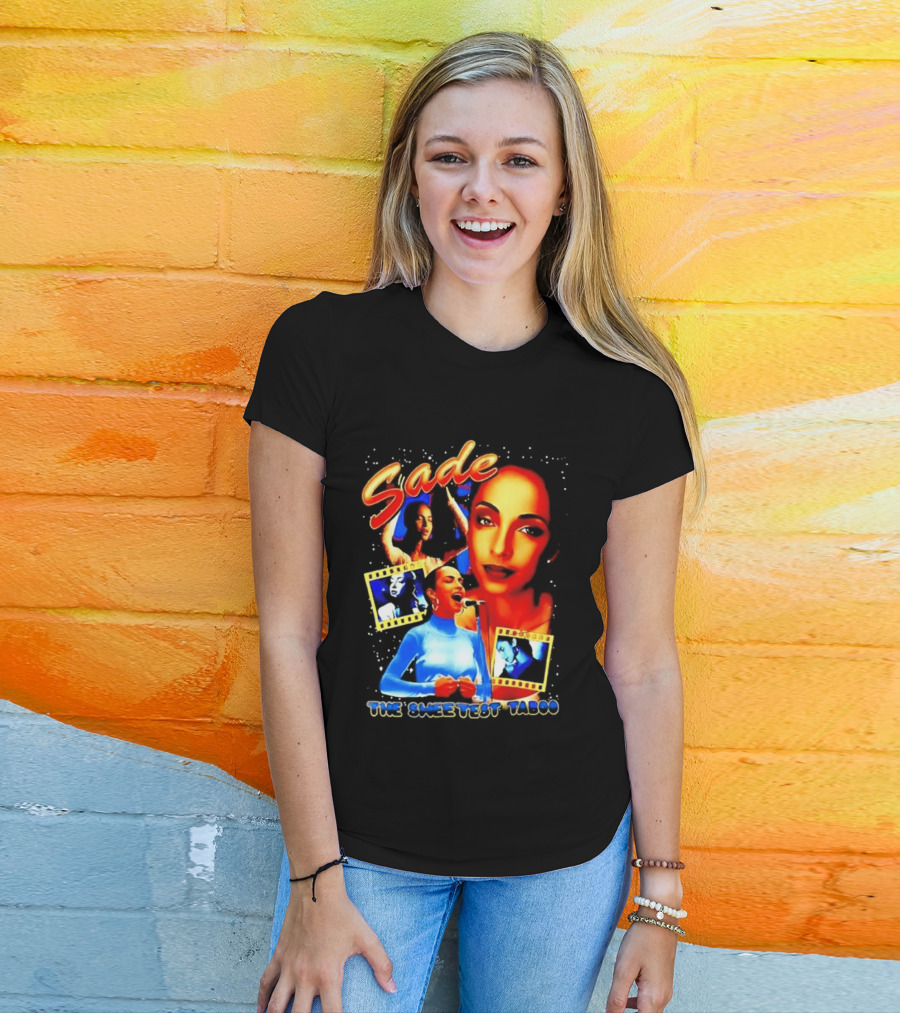 Sade The Sweetest Taboo Music Icon Montage T-Shirt