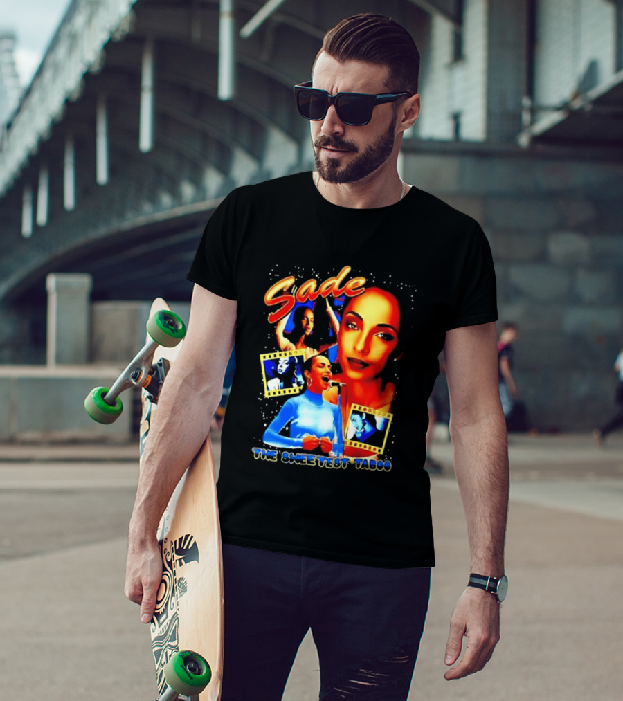 Sade The Sweetest Taboo Music Icon Montage T-Shirt