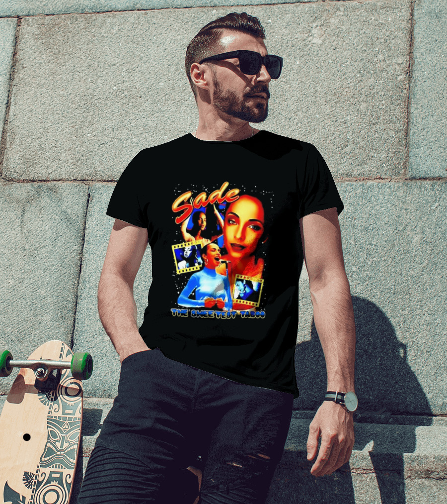 Sade The Sweetest Taboo Music Icon Montage T-Shirt
