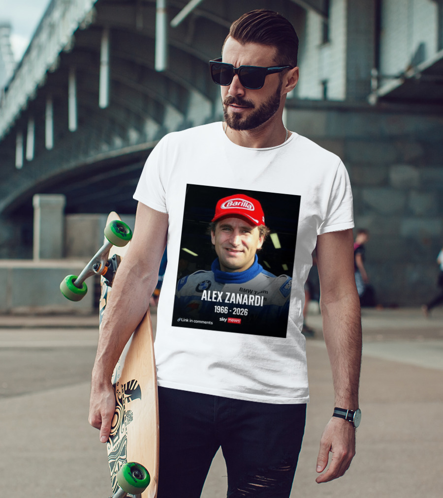 Die Sportwelt Trauert Um Ein Ganz Großes Vorbild Ruhe In Frieden Alex Zanardi 1966 2026 BMW Team Racing Sky News Barilla T-Shirt