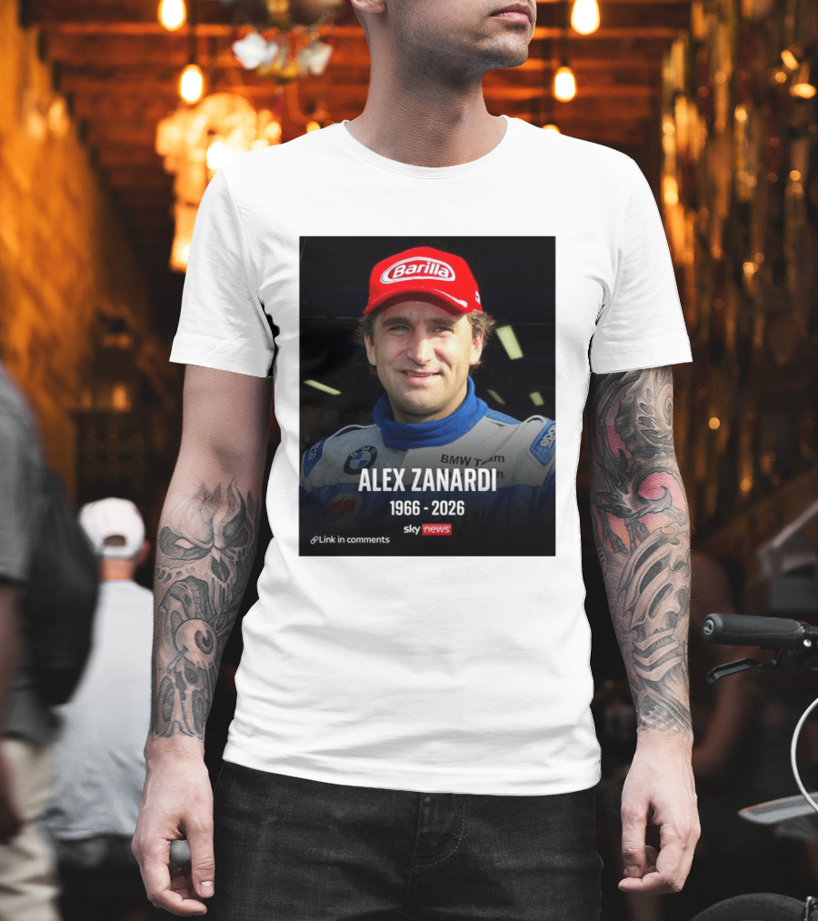 Die Sportwelt Trauert Um Ein Ganz Großes Vorbild Ruhe In Frieden Alex Zanardi 1966 2026 BMW Team Racing Sky News Barilla T-Shirt