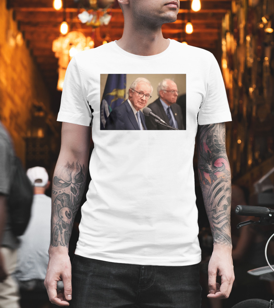 Donald W. Riegle Michigan Political Legacy Speaker Event With Bernie Sanders T-Shirt