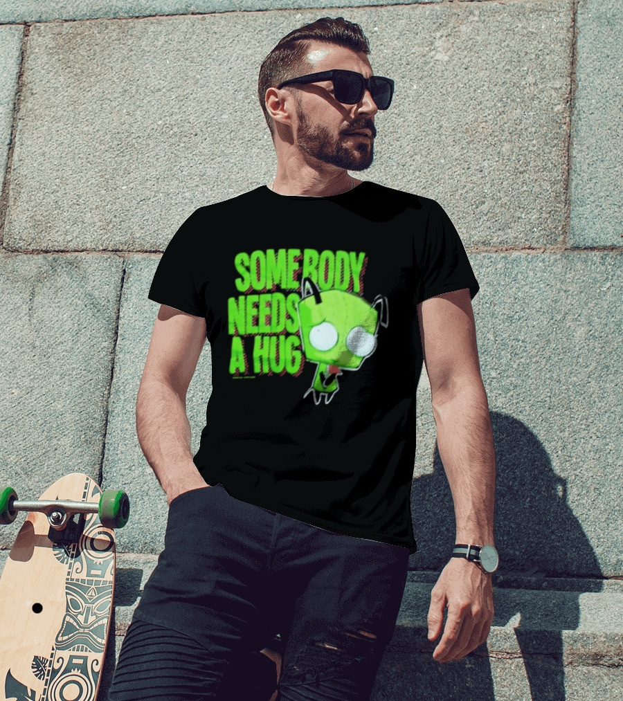 Somebody Needs A Hug Gir Invader Zim T-Shirt