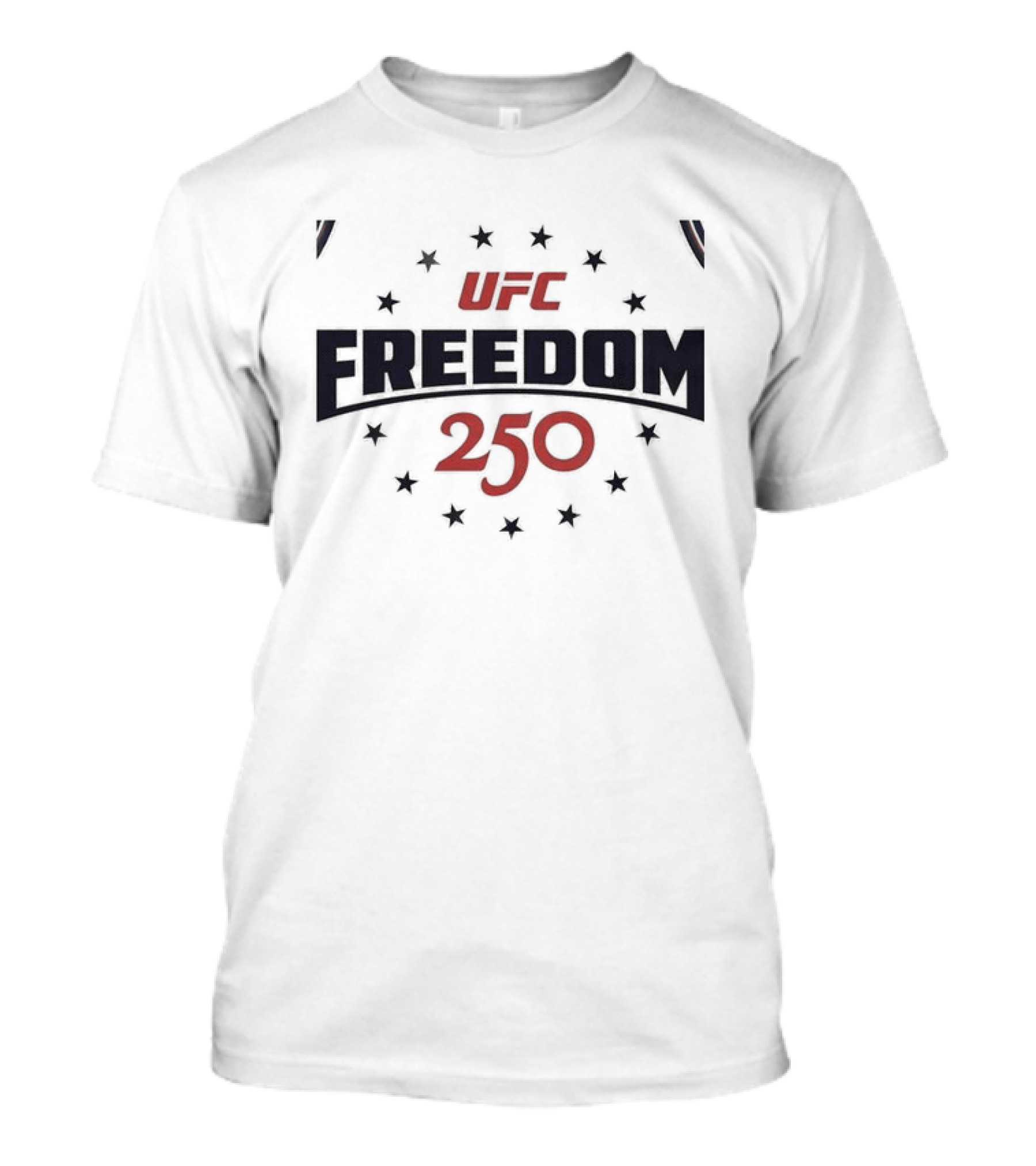 UFC Freedom 250 Commemorative Basketball Stars And Stripes T-Shirt