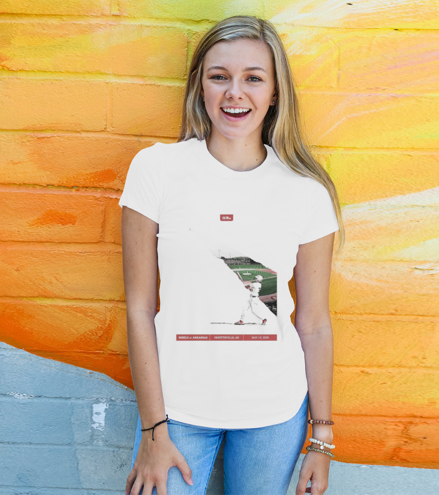 Ole Miss Baseball Swayze Field May 1 3 2026 Fayetteville AR Perfect Timing T-Shirt