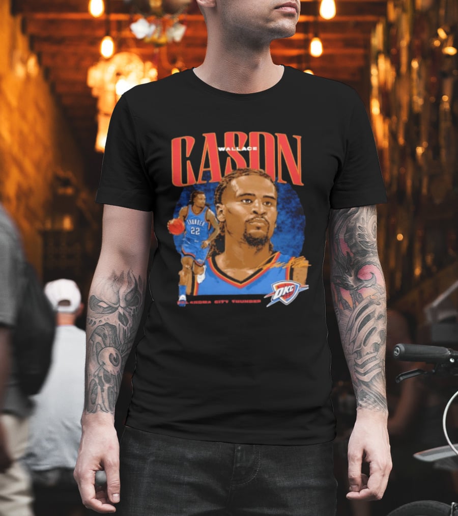 Cason Wallace Oklahoma City Thunder OKC Basketball Player 22 T-Shirt