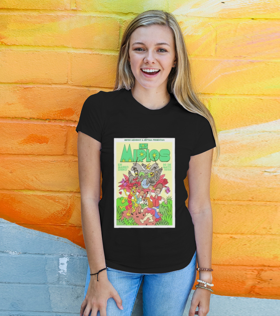 Mister Midnight Y Réptima Presentan Los Mirlos En Marko Disko Tijuana Mayo 30 2026 T-Shirt