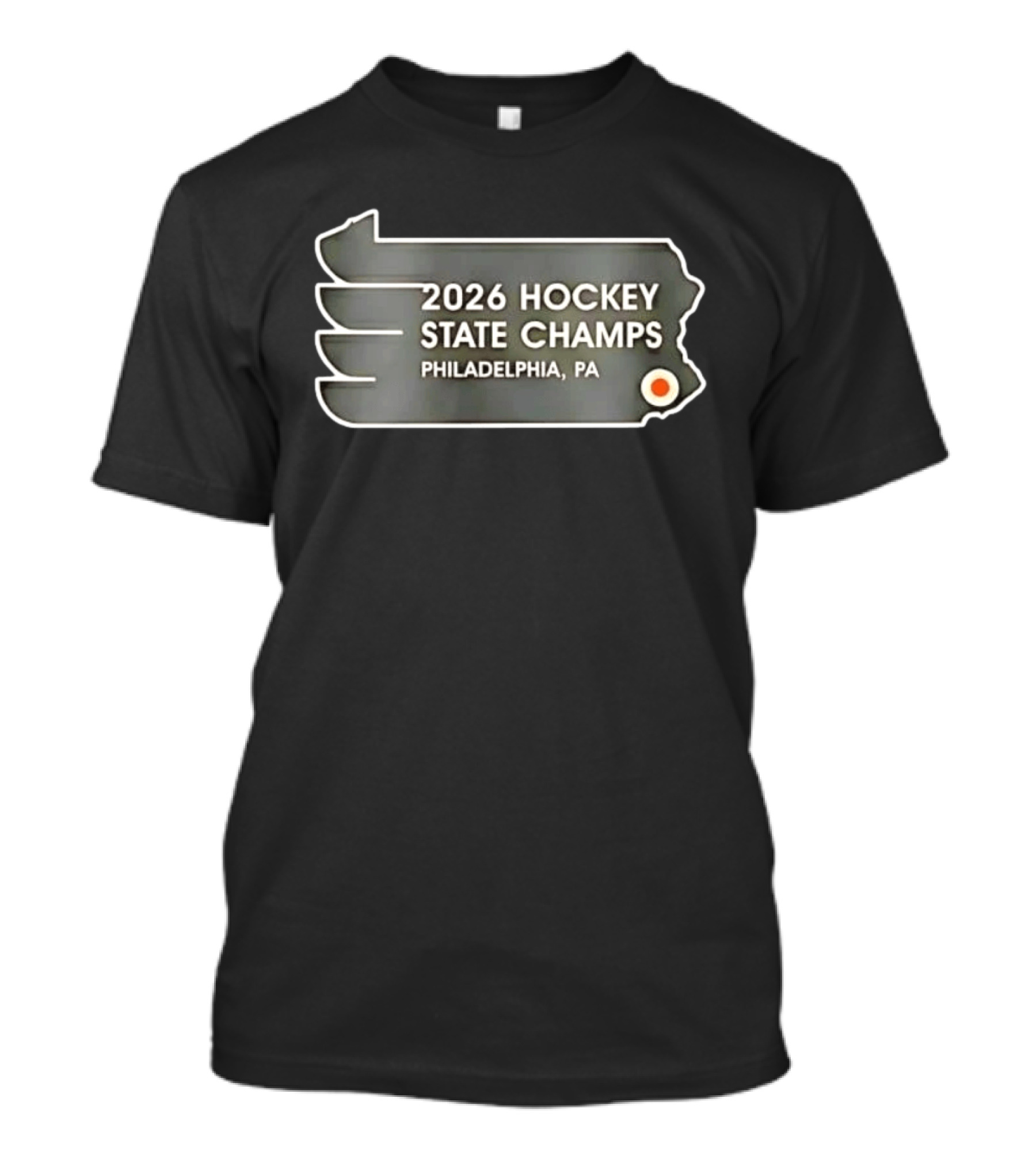Philadelphia PA 2026 Hockey State Champs Flyers T-Shirt