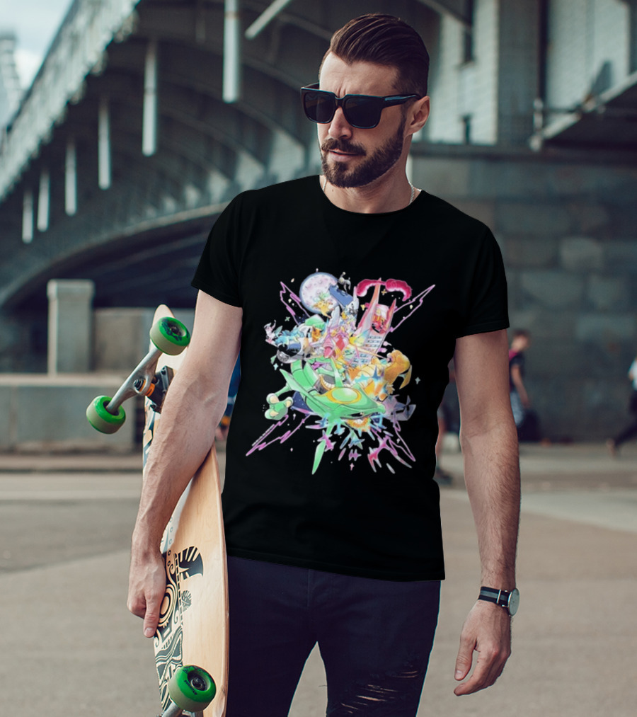 Pokémon Sword Shield Evolving Skies 2026 Vibrant Character Explosion T-Shirt