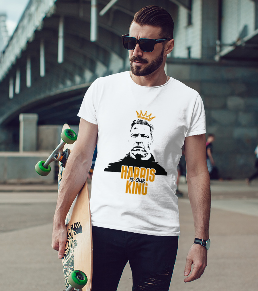 Cambridge United FC Harris Is Our King Crown Portrait 2026 T-Shirt
