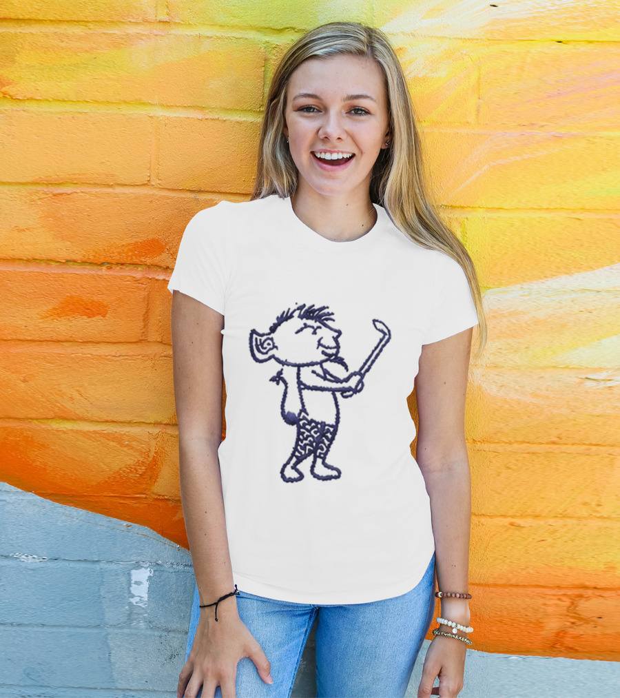 Ryan Jamison DIBS DePaul Golf Hat Character Sketch T-Shirt