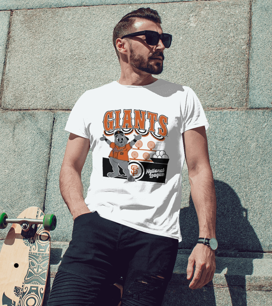 San Francisco Giants Mitchell & Ness Cream Step Back Up Giants National League T-Shirt