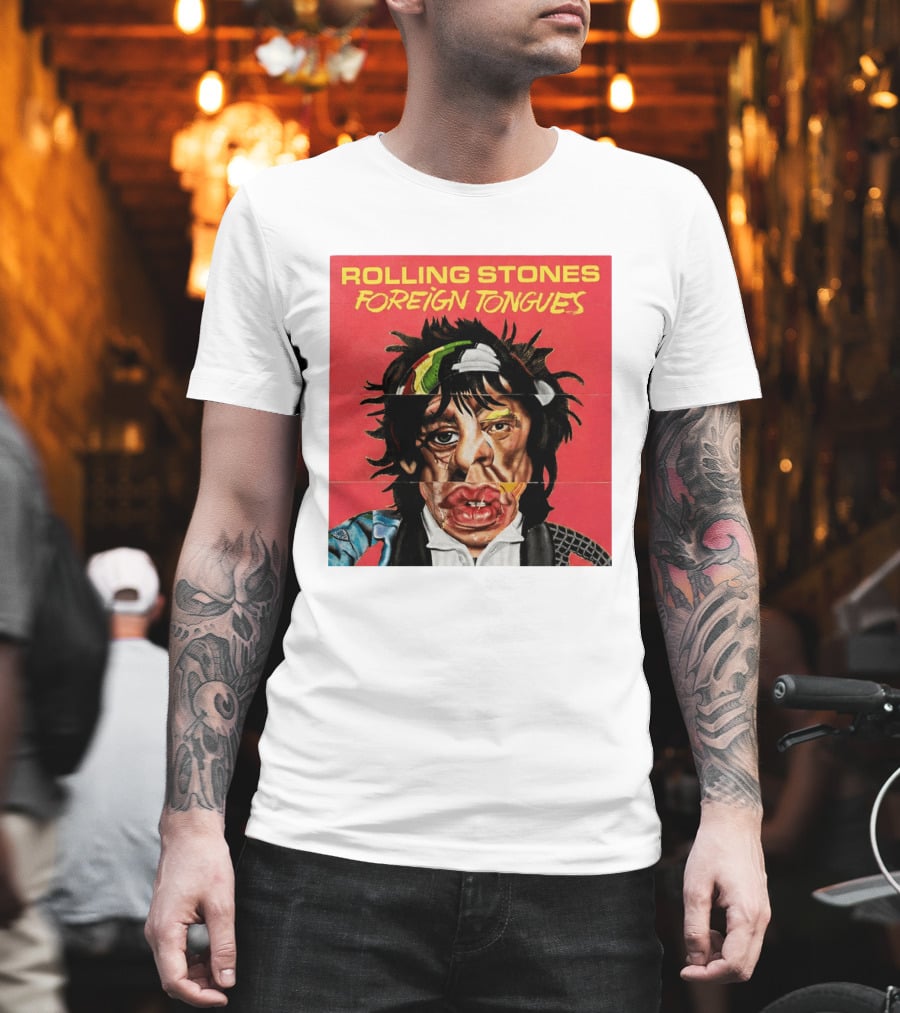 The Rolling Stones Foreign Tongues Album Cover Art 2026 T-Shirt
