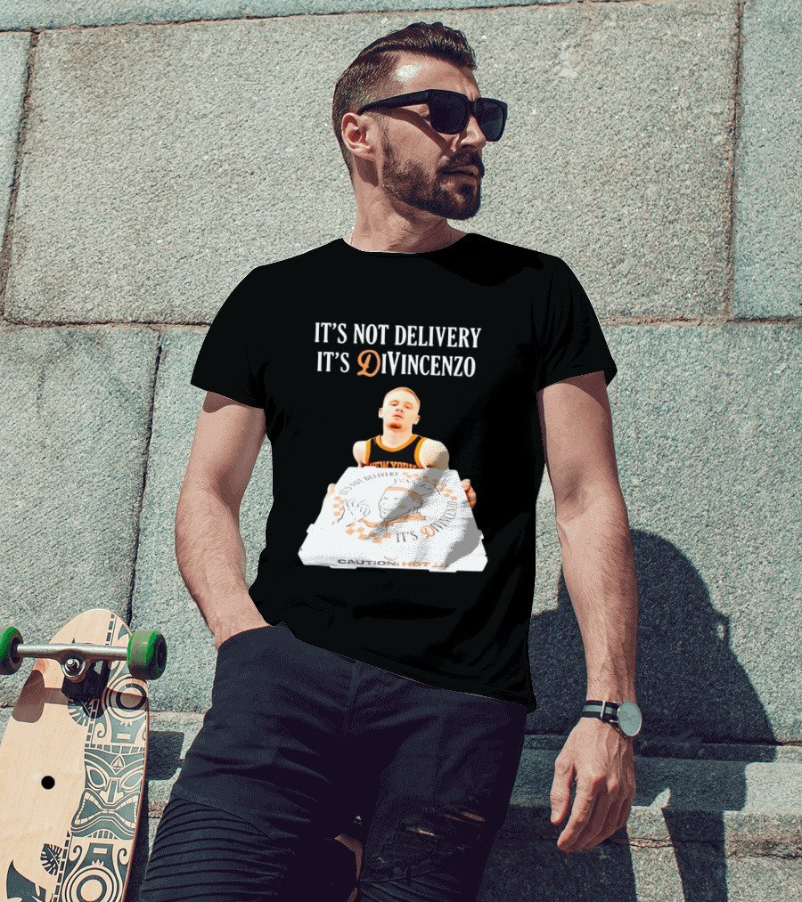 It's Not Delivery It's DiVincenzo Basketball Pizza Box T-Shirt