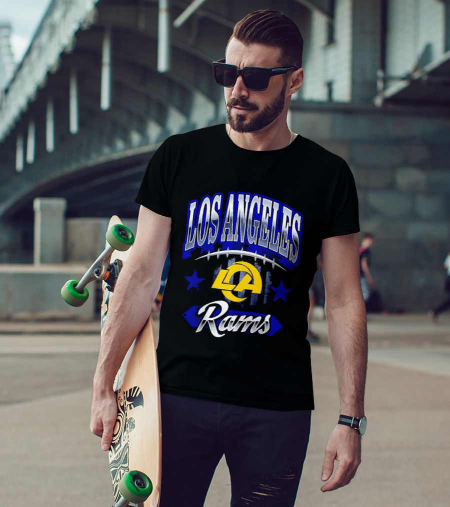 Los Angeles Rams Americana 2026 Stars And Football T-Shirt
