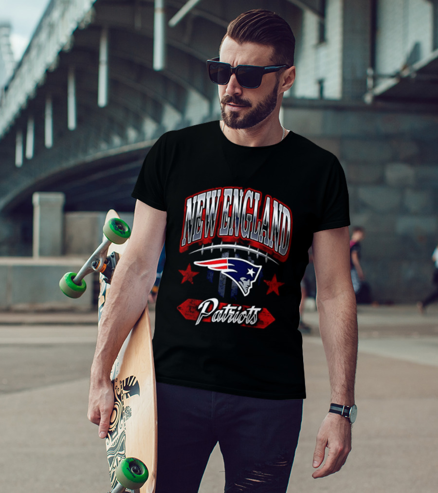 New England Patriots Americana 2026 Stars And Stripes T-Shirt