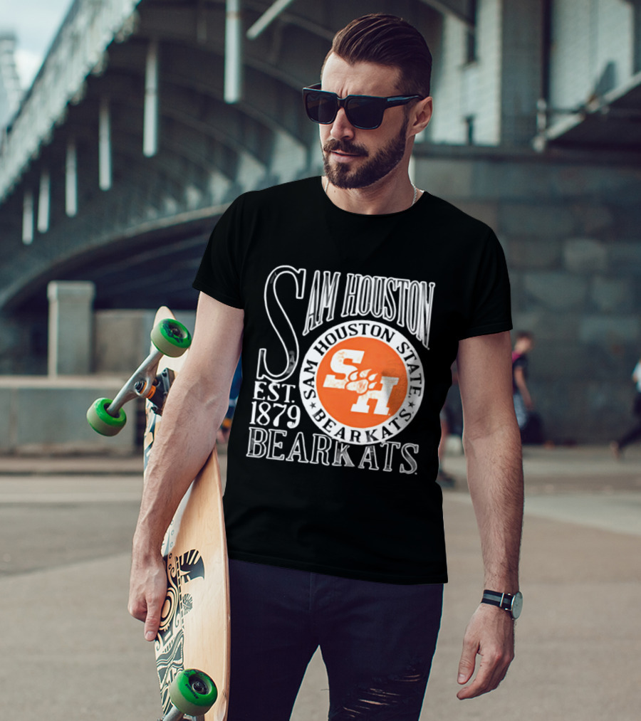 Sam Houston State Bearkats Est 1879 SH Paw T-Shirt