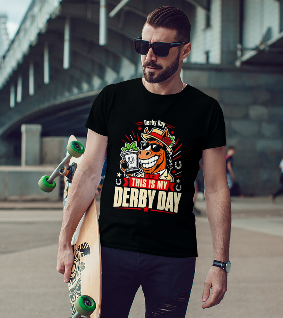 Derby Day Mint Julep Horse Party T-Shirt