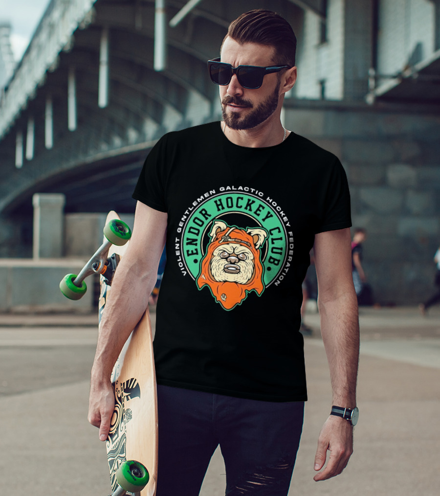 Violent Gentlemen Galactic Hockey Federation Endor Hockey Club 2026 T-Shirt