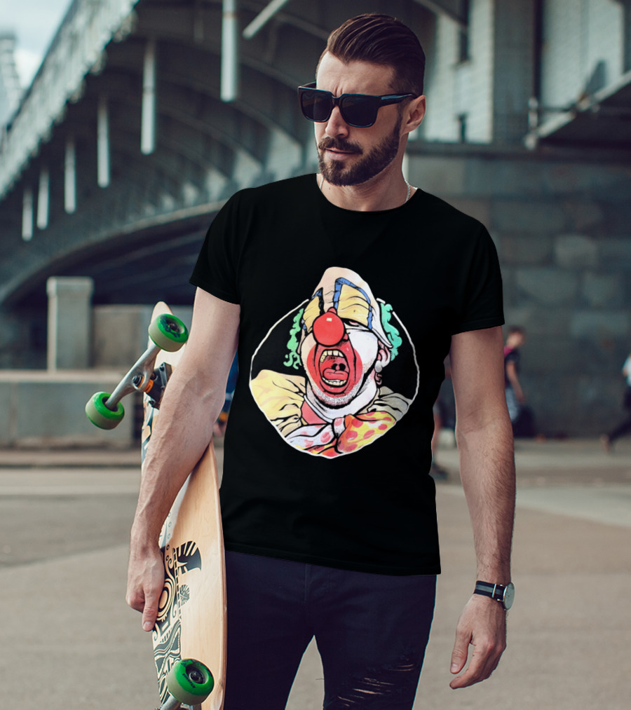 Yucko The Clown Retro Cartoon Style Bold Expression T-Shirt