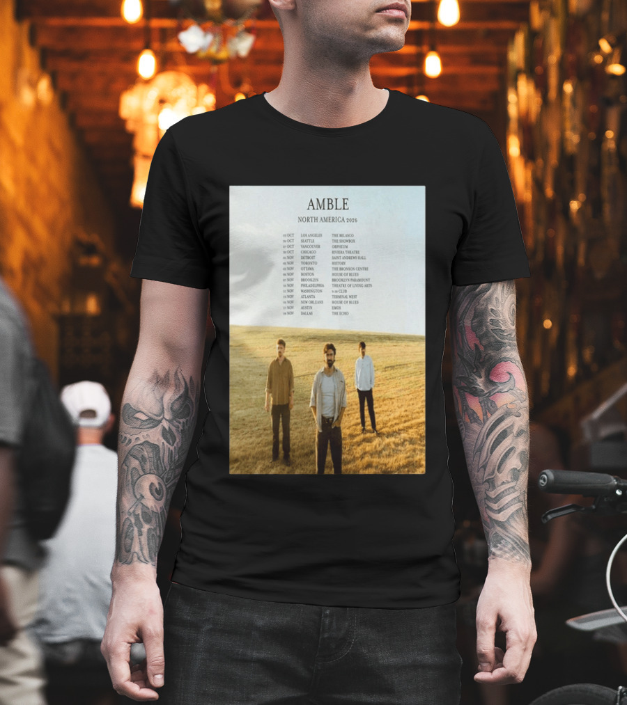 Amble Fall Tour 2026 T-Shirt