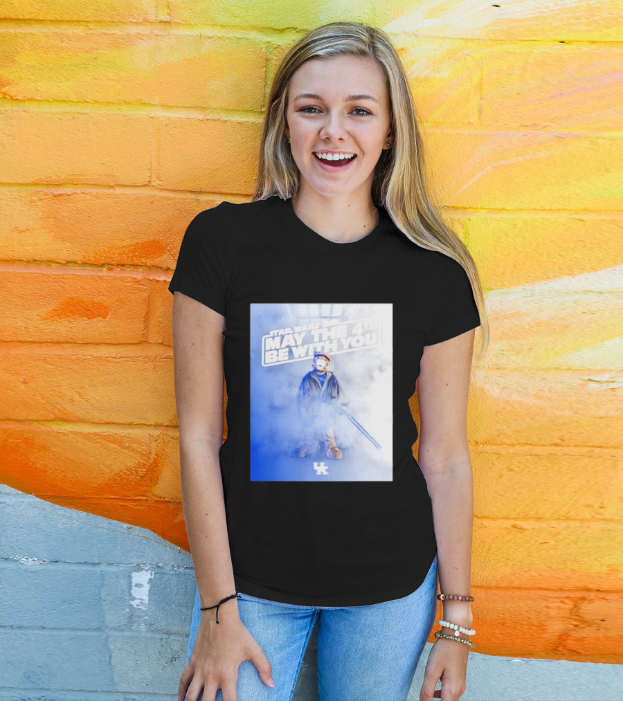 Star Wars Day May The 4th Be With You Kentucky Wildcats T-Shirt