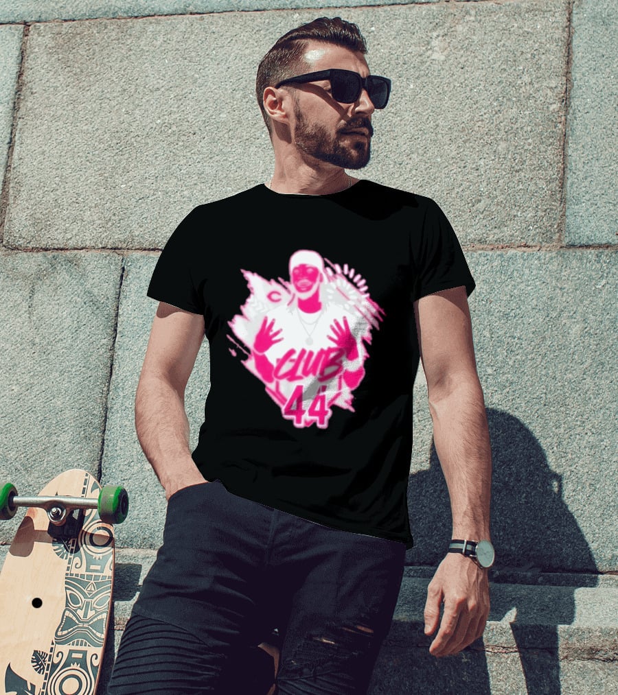 Elly De La Cruz Club 44 Pink Cincinnati Baseball T-Shirt