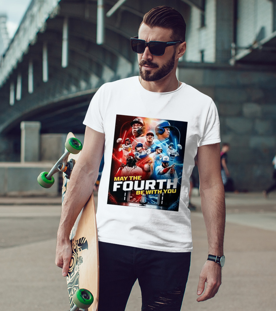 May The Fourth Be With You MLB Star Wars Day 2026 Celebration T-Shirt