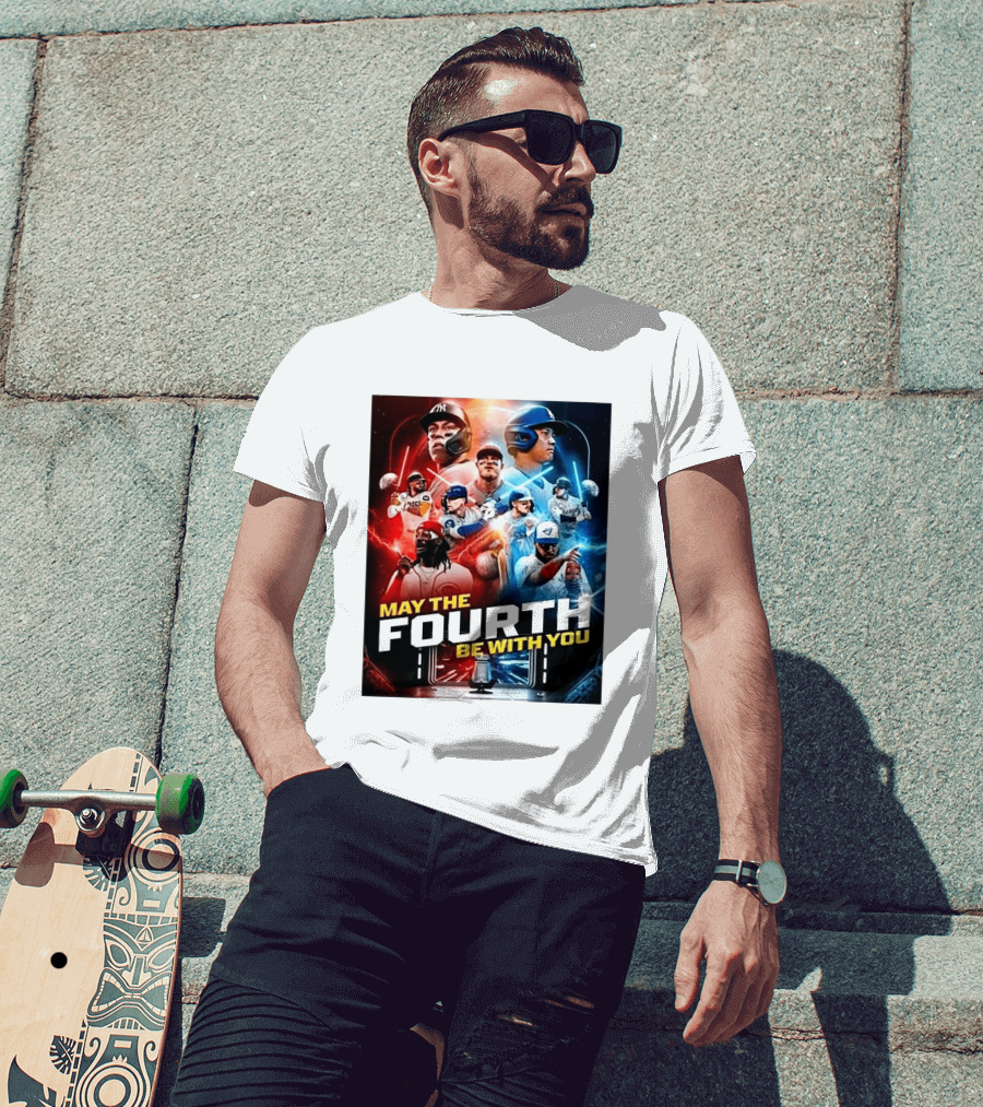 May The Fourth Be With You MLB Star Wars Day 2026 Celebration T-Shirt