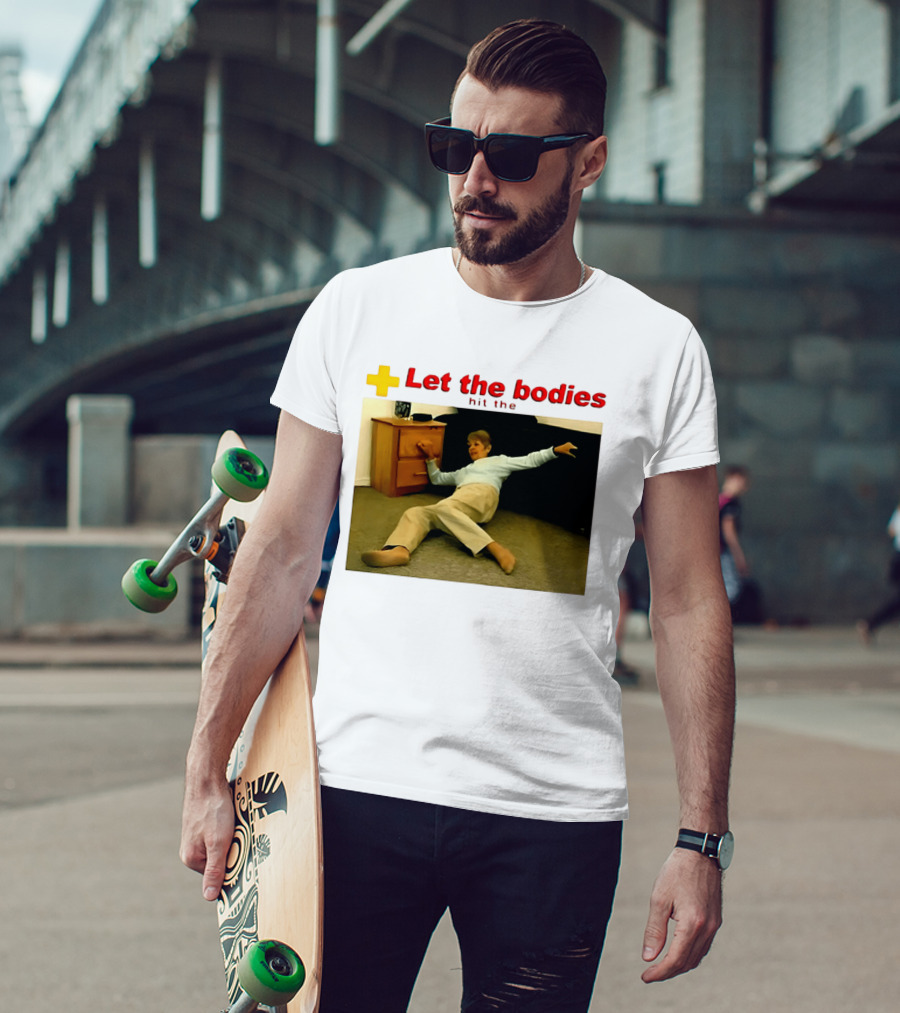 Let The Bodies Hit The Floor Meme With Woman Falling T-Shirt