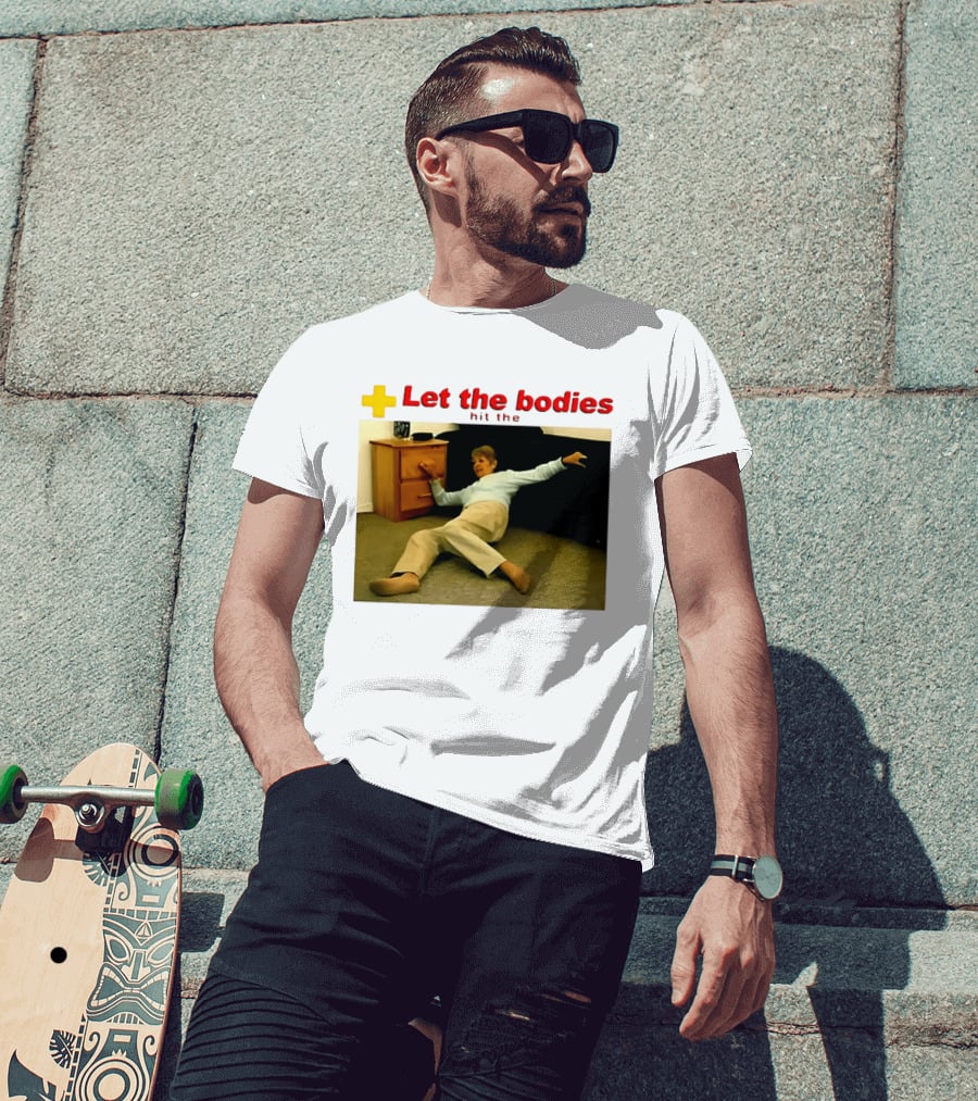 Let The Bodies Hit The Floor Meme With Woman Falling T-Shirt