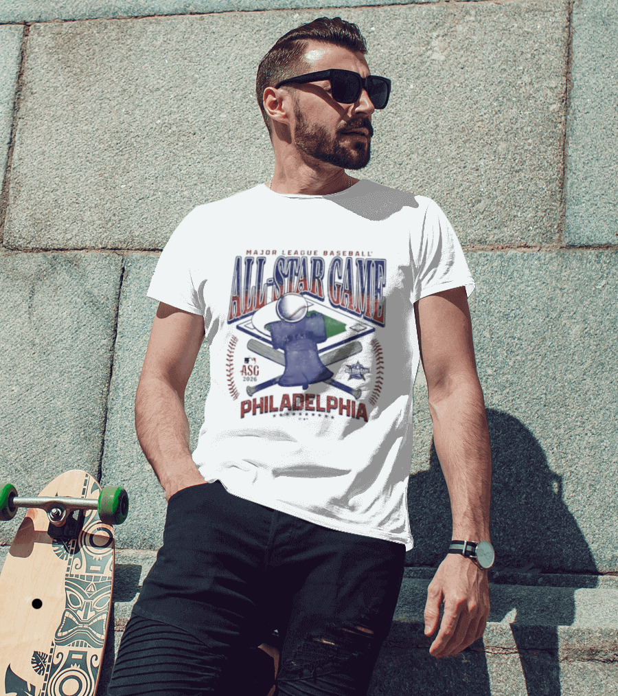 Philadelphia Phillies Major League Baseball 2026 All Star Game T-Shirt