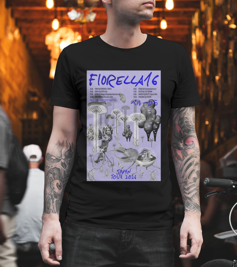 FIORELLA16 Japan Tour 2026 Dates And Locations T-Shirt