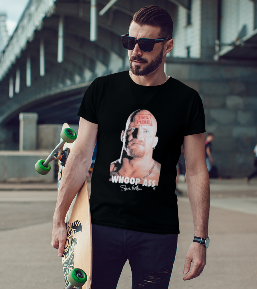 Wyco 1996 Stone Cold Steve Austin 100% Pure Whoop Ass T-Shirt