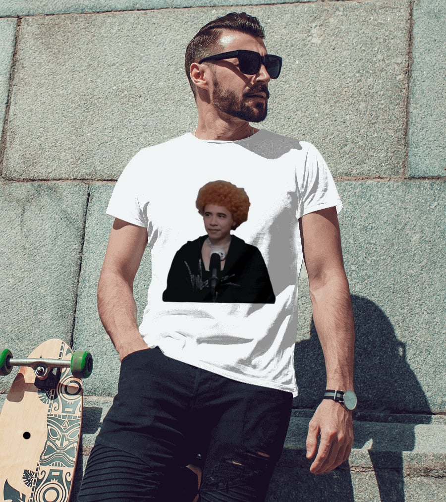 Obama Spice Meme Satirical Icon With Afro Wig T-Shirt