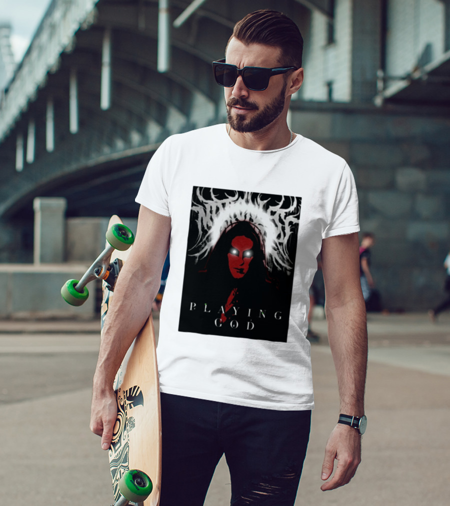 Notshiva Playing God Gothic Dark T-Shirt