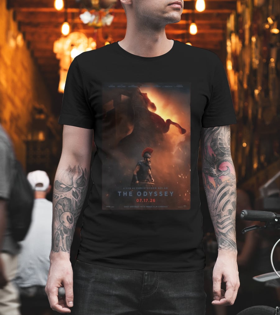 The Odyssey July 17 2026 A Film By Christopher Nolan IMAX Epic T-Shirt