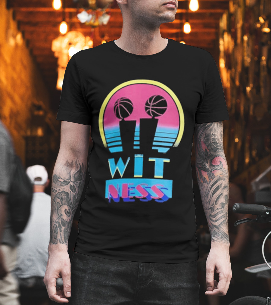 LeBron James Miami Twice Max90 Wit Ness Basketball T-Shirt