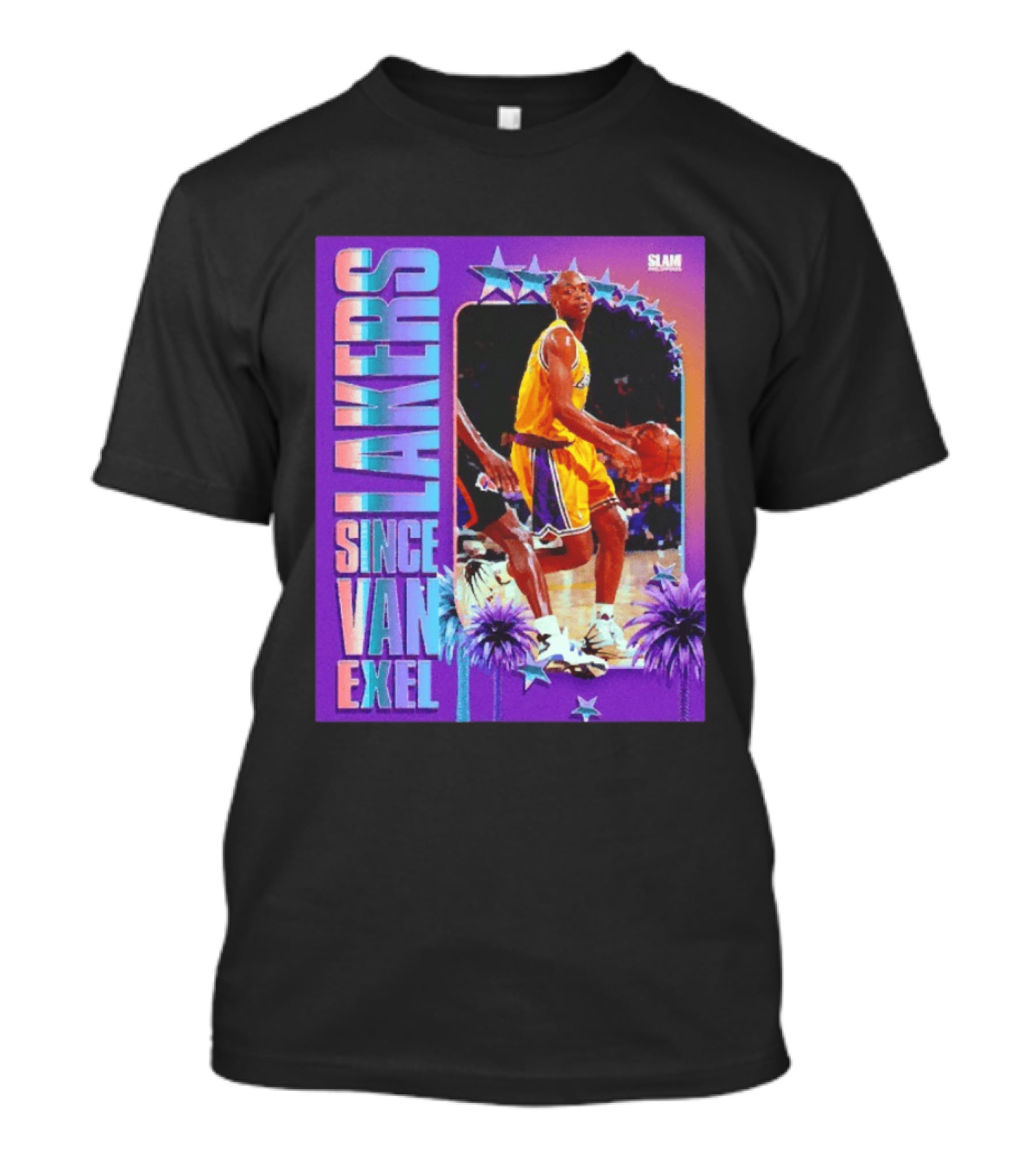 Lakers Since Van Exel SLAM Magazine Retro Basketball Legends T-Shirt