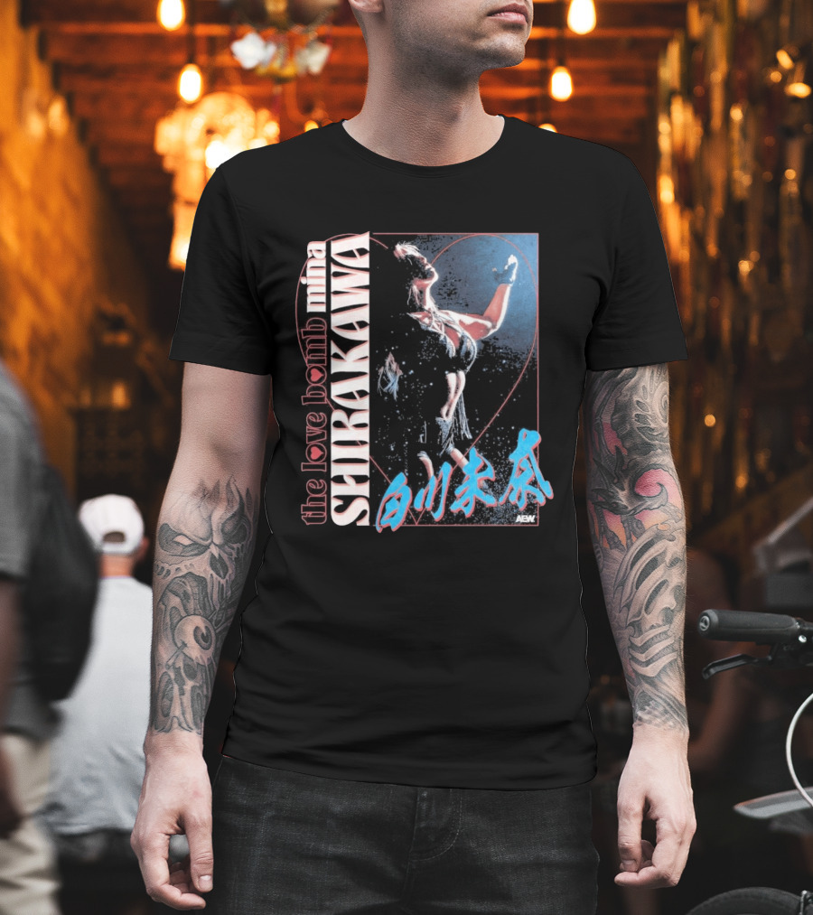 Mina Shirakawa The Love Bomb AEW Shirakawa T-Shirt