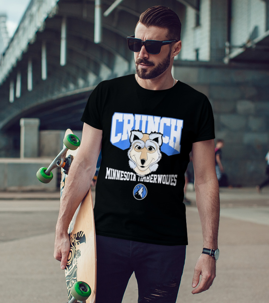 Minnesota Timberwolves Crunch The Wolf T-Shirt