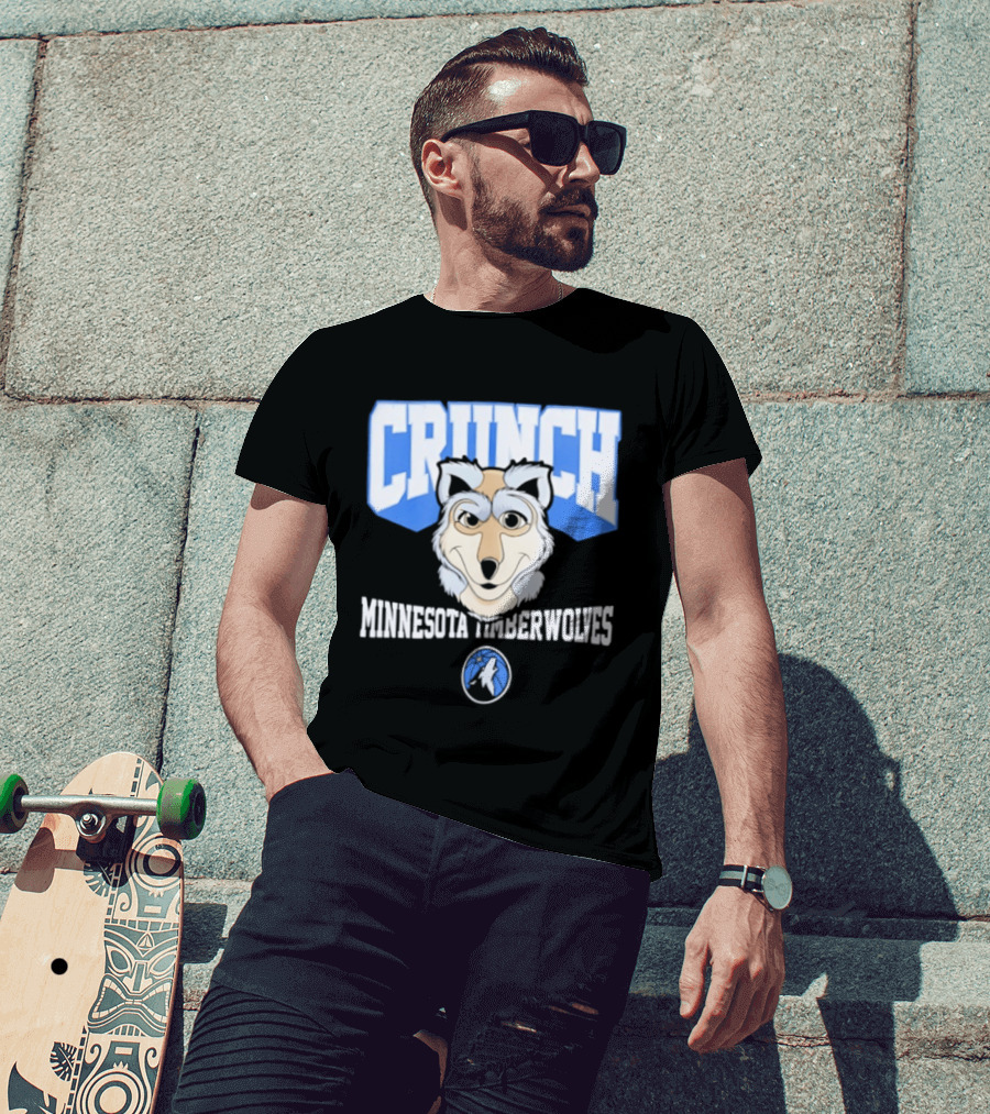 Minnesota Timberwolves Crunch The Wolf T-Shirt