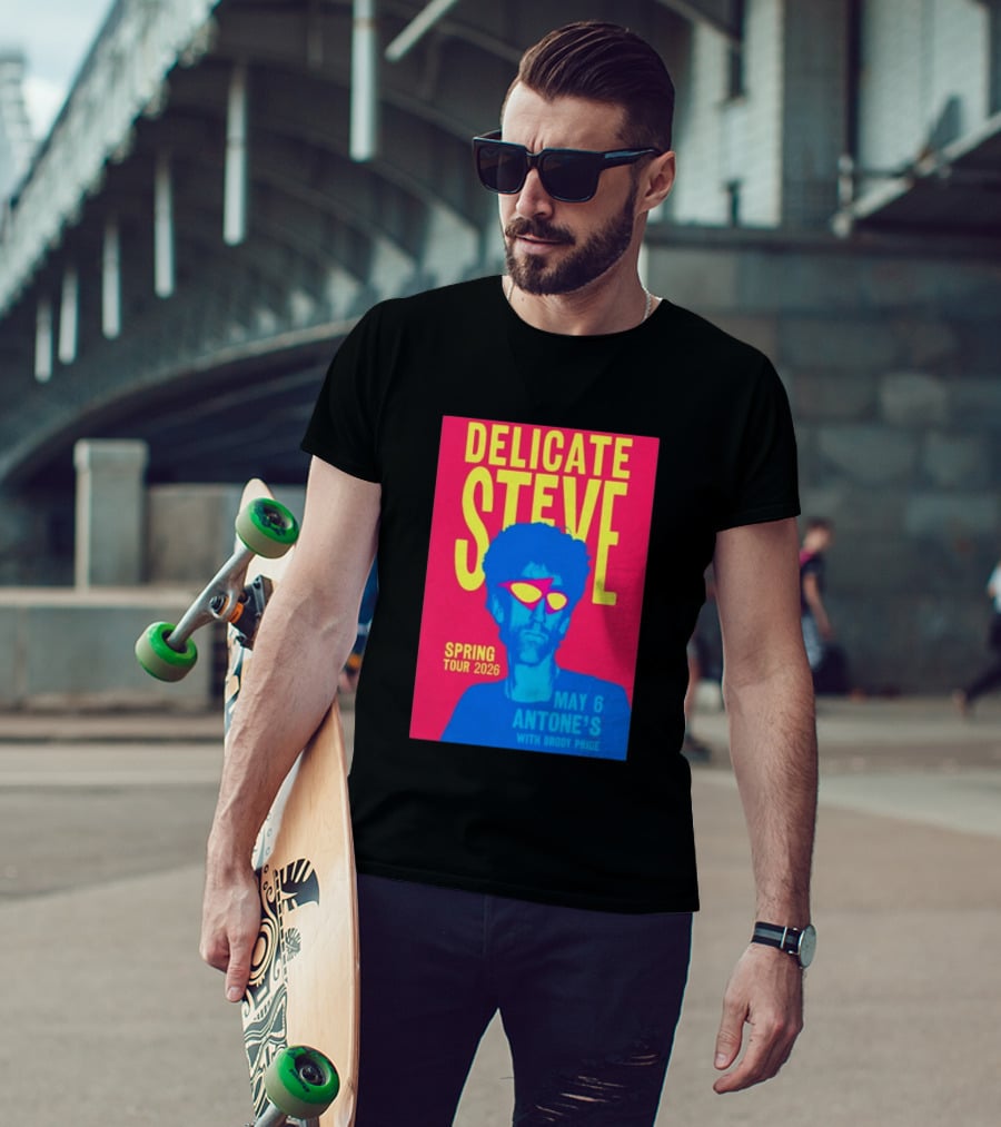 Delicate Steve Spring Tour 2026 May 6 Antone's With Brody Price T-Shirt