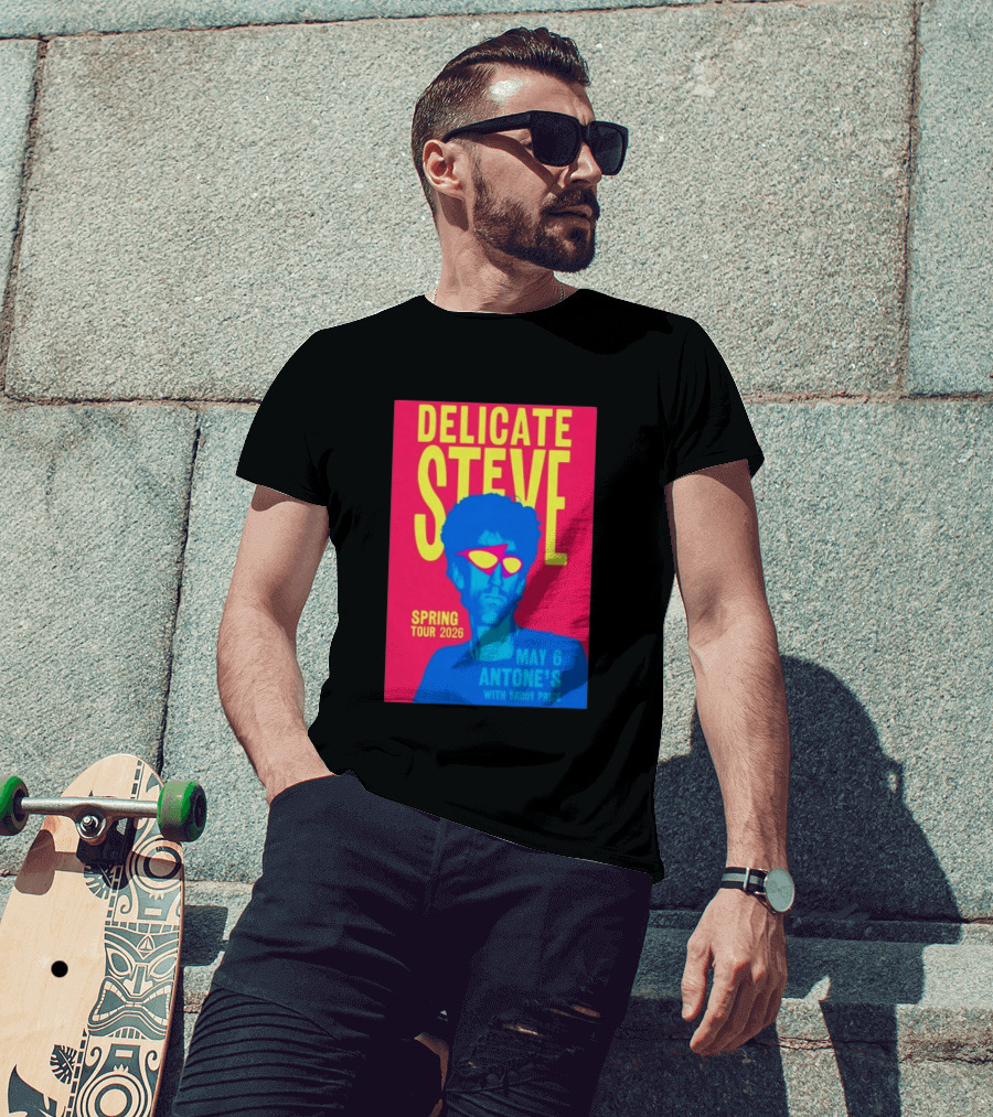 Delicate Steve Spring Tour 2026 May 6 Antone's With Brody Price T-Shirt