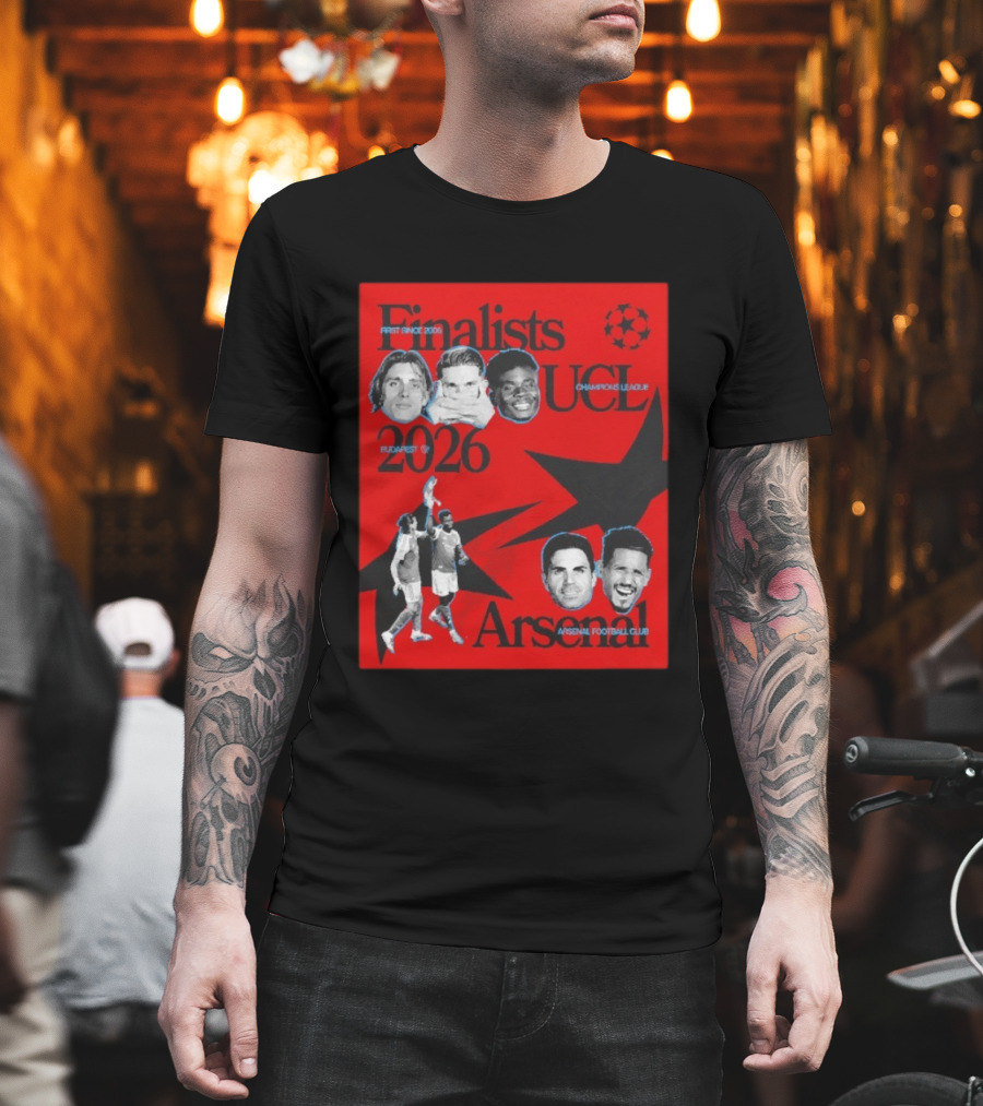 Finalists UCL 2026 Arsenal Champions League First Since 2006 Budapest T-Shirt
